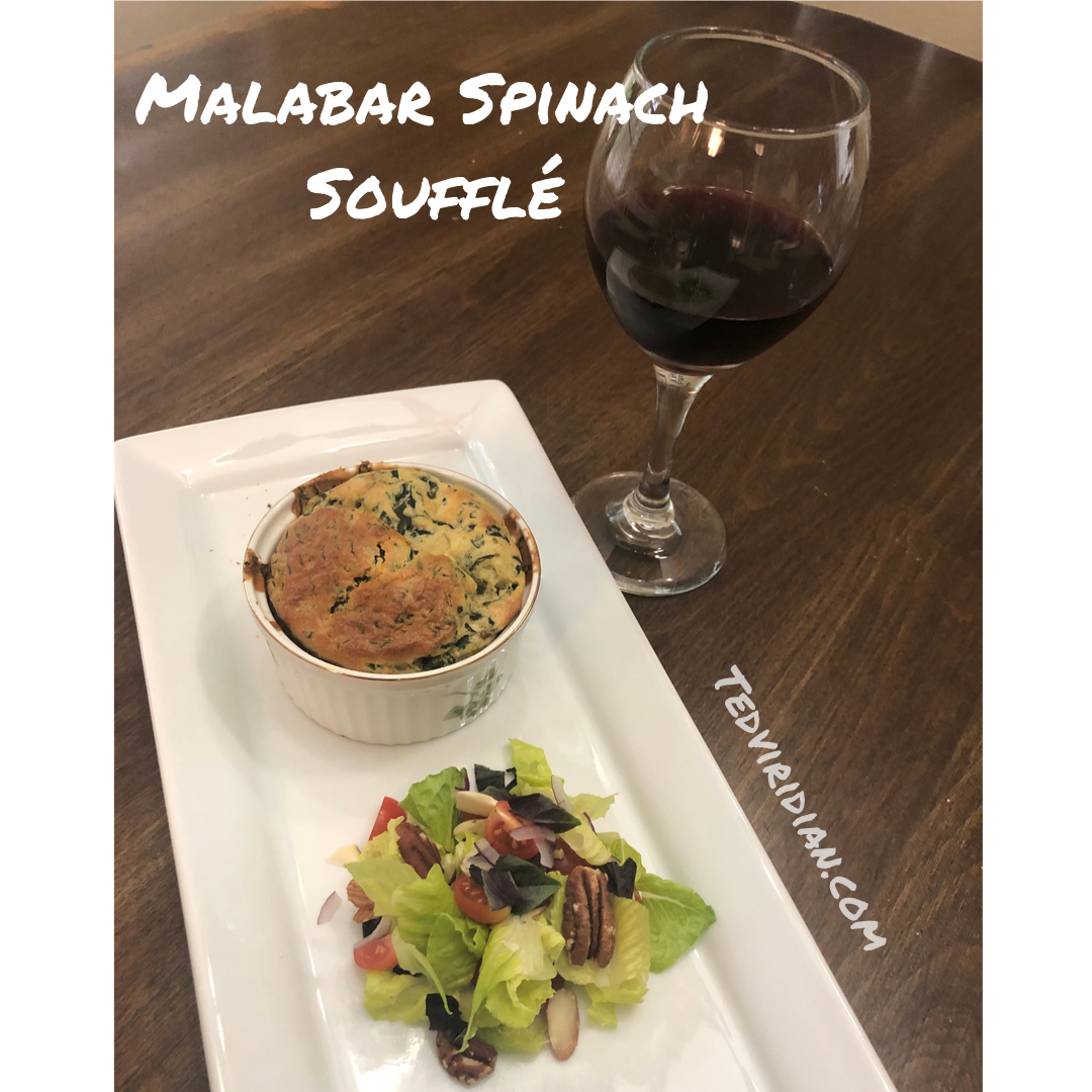 Malabar Spinach Souffle