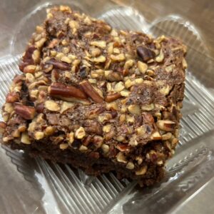 Texas persimmon brownie