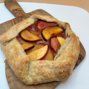 Peach gallette